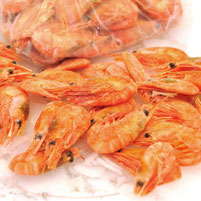 Cooked Shell-on Prawns